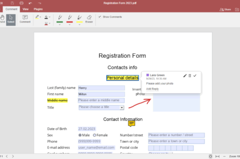 ONLYOFFICE Docs 7.5 führt erstmalig den PDF-Editor ein. (Quelle: ONLYOFFICE)