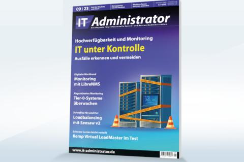 Das September-Heft befasst sich mit dem Schwerpunkt "Hochverfügbarkeit und Monitoring".