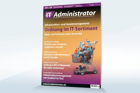 IT-Administrator beginnt mit dem Thema "Infrastruktur- und Assetmanagement"  das neue Jahr.
