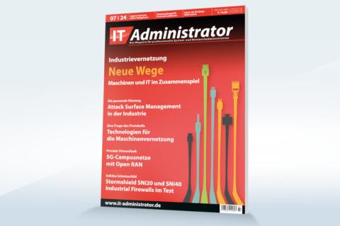 Die sichere Industrievernetzung steht im Juli auf dem Plan des IT-Administrator.