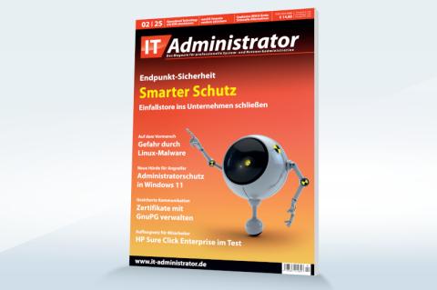 Die Endpunkt-Sicherheit steht im Februar auf der Agenda des IT-Administrator.