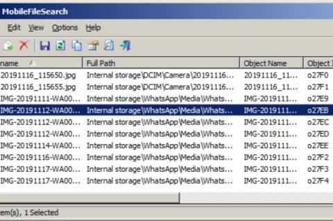 Das Tool "MobileFileSearch" hilft bei der Suche nach Dateien auf Mobilgeräten.