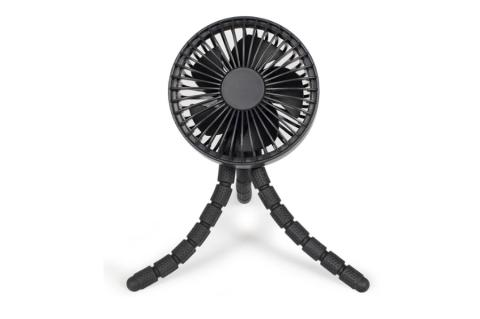 Standfest und ohne Kabel eignet sich der Miniventilator für alle Einsatzfälle.