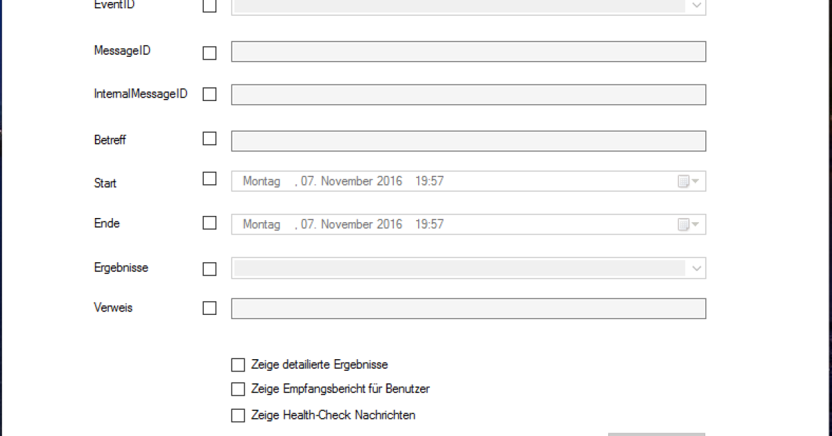 Exchange Message Tracking GUI | Download | IT-Administrator Magazin